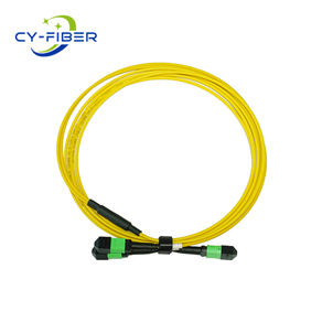 OS2 12芯MPO/MTP® APC（母頭）轉(zhuǎn)2xMPO/MTP® APC（母頭）單模轉(zhuǎn)換跳線，極性B